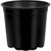 Image de vidaXL Pot Ã  fleurs 50 pcs Noir Ã 15 x 12,5 cm Plastique