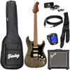 Image de Fazley Outlaw Series Sheriff Plus Hss Black Kit De DÃ©marrage