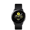 Image de Samsung Galaxy Watch Active 2,79 cm (1.1") OLED 40 mm NumÃ©rique 360 x 360 pixels Ãcran tactile Noir Wifi GPS (satellite)