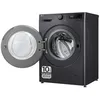 Image de LG Series 500 F4WR5009A6M machine Ã  laver chargement frontal 9 kg 1360 tr/min Noir