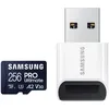 Image de Samsung PRO Ultimate MB-MY256SB - Carte mÃ©moire flash - 256 Go - A2 / Video Class V30 / UHS-I U3 - microSDXC UHS-I - bleu