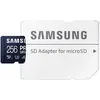 Image de Samsung PRO Ultimate MB-MY256SA - Carte mémoire flash (adaptateur SD inclus(e)) - 256 Go - A2 / Video Class V30 / UHS-I U3 - microSDXC UHS-I - bleu