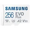 Image de Samsung EVO Plus MB-MC256S - Carte mémoire flash (adaptateur microSDXC vers SD inclus(e)) - 256 Go - A2 / Video Class V30 / UHS-I U3 / Class10 - microSDXC UHS-I - blanc