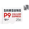 Image de Samsung P9 Express MB-MK256T - Carte mÃ©moire flash - 256 Go - A1 / Video Class V30 / UHS-I U3 - microSDXC Express - blanc