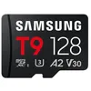Image de Samsung T9 MB-MH128T - Carte mÃ©moire flash - 128 Go - A2 / Video Class V30 / UHS-I U3 - microSDXC UHS-I - noir