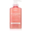 Image de KUNDAL Protein Shampoing nourrissant Bonding Care pour cheveux abîmés et secs au parfum de violette muguet 500 ml