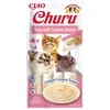 Image de Ciao Churu Tuna With Salmon Recipe Chat Friandise Saumon, Thon 14 G