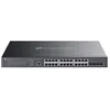 Image de TP-Link Omada SG3428XMPP commutateur rÃ©seau GÃ©rÃ© L2+ Gigabit Ethernet (10/100/1000) Connexion Ethernet, supportant l'alimentation via ce port (PoE) 1U Noir