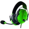 Image de Razer BlackShark V2 X - Micro-casque - circum-aural - filaire - jack 3,5mm - isolation acoustique - vert rasoir