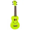 Image de Mahalo U-Smile-Gn - Ukulele Smiley Vert + Housse