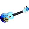 Image de Mahalo Md1habub - Ukulele Soprano Finition Ãles HawaÃ¯ Bleu Brillant + Housse