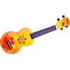 Image de Mahalo Md1hborb - Ukulele Soprano Finition Fleurs Hibiscus Orange Brillant + Housse