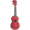 Image de Mahalo Ms1-Trd - UkulÃ©lÃ© Soprano Slim Rouge Satin + Housse