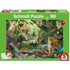 Image de Puzzle les animaux de la jungle 100 pcs