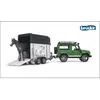 Image de Land rover defender avec van pour chevau