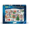 Image de Puzzle la ville de noël 1000 pcs