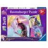 Image de Puzzle 3x49 pieces - magie et amitie unicorn academy