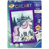 Image de Creart peinture au numero licorne et chateau