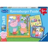 Image de Puzzle peppa pig 3x49 pcs
