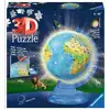 Image de Puzzle 3d globe illumine 180p
