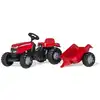 Image de Rolly toys tracteur a pedales + remorque rollykid mf