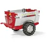 Image de Remorque farm trailer rouge et argent