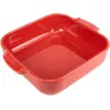 Image de Appolia plat four céramique carré rouge