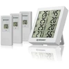 Image de Thermo-hygromètre quadro - blanc - 3 cap