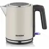 Image de Bouilloire sans fil 1l 2400w inox laqué beige severin wk9577
