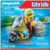 Image de Urgentiste avec moto et effet lumineux