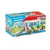 Image de Bus scolaire blanc vert