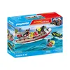 Image de Bateau de pompier et scooter des mers