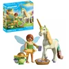Image de Licorne fleur d'arc en ciel avec fée