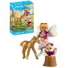 Image de Poulain licorne doré avec fée