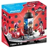 Image de Marinette a scooter et kagami