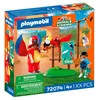 Image de Zoo : mascotte perroquet coloré & enfant
