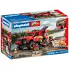 Image de Pick up de pompiers et 2 personnages