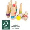 Image de Jeu de quilles en bois premium