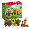 Image de Farm world garde forestier avec véhicule
