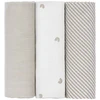 Image de Lot de 3 langes mousseline arc-en-ciel (80x80 cm)