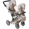 Image de Poussette de poupée linus duo beige avec