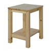 Image de Table de chevet en bois nature