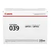 Image de Canon 039 cartouche de toner noir d'origine de 11000 pages pour LBP351dn LBP352dn i-SENSYS LBP351x LBP352x - 0287C001