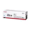 Image de Canon 055H cartouche de toner haute capacité cyan d'origine de 5900 pages - 3019C002