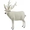 Image de Hansa peluche geante renne blanc 150 cm h et 140 cm l