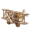 Image de Mini-biplan puzzle 3d bois
