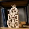 Image de Horloge à moteur puzzle 3d bois