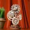 Image de Horloge steampunk puzzle 3d bois