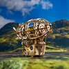 Image de Dirigeable steampunk puzzle 3d bois