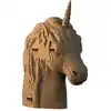 Image de 3d sculpture puzzle en carton licorne